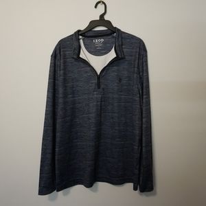 Mens IZOD Hydra Shield long-sleeve golf pullover